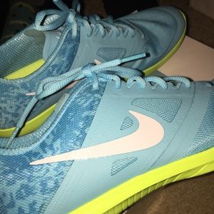 Teal & Lime Green Nike’s